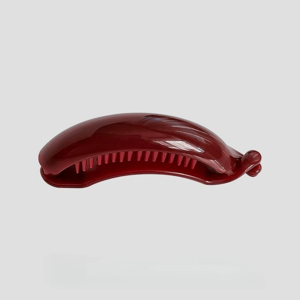 Temperament Hohe Pferdeschwanz Banana Clip Haar Klaue Koreanische Einfache Retro Twist Clip Frauen Mädchen Süße Haarnadeln Gelee Farbe Barrettes – Detail 11