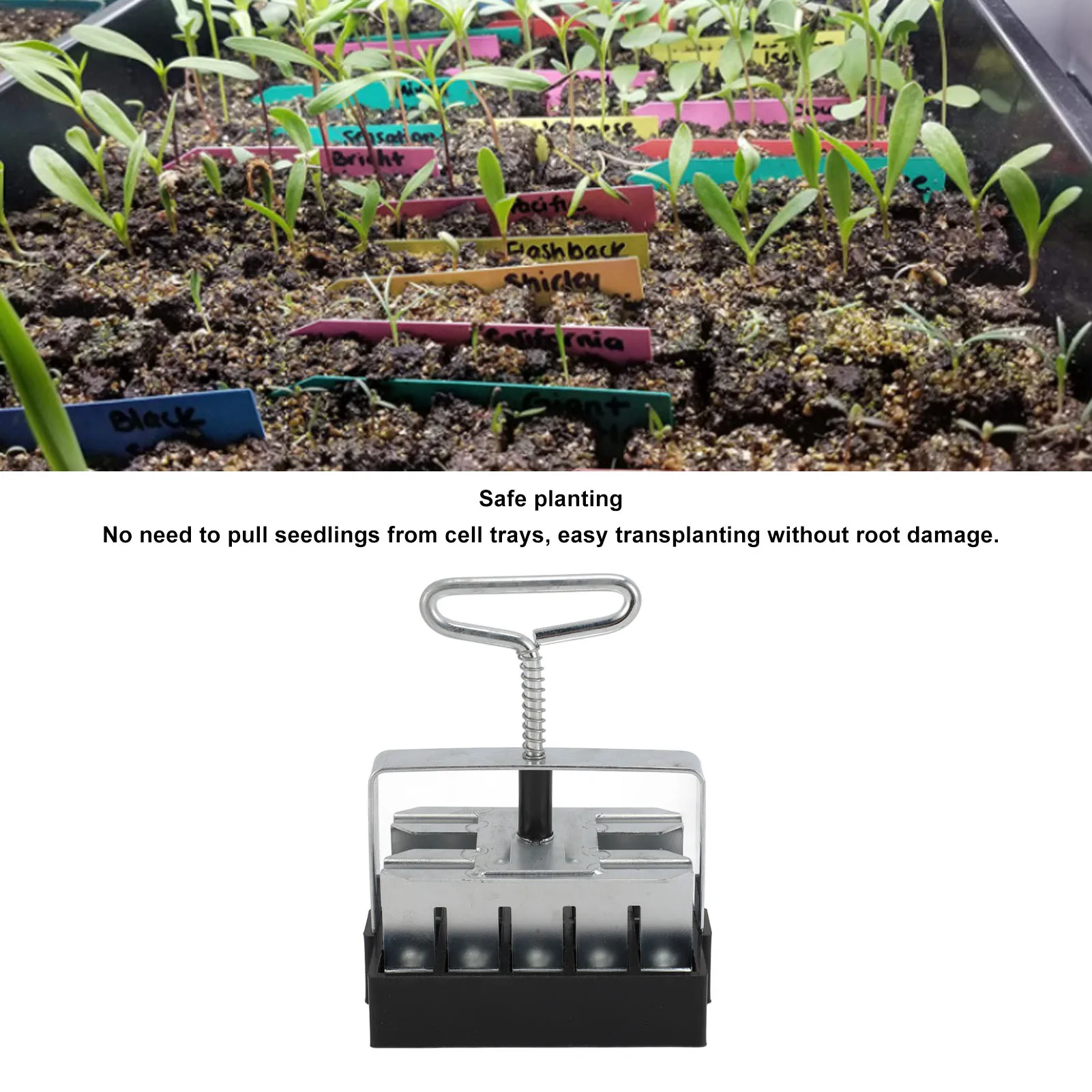 Soil Block Maker 20 Cells Manual for Garden seedling soil block maker