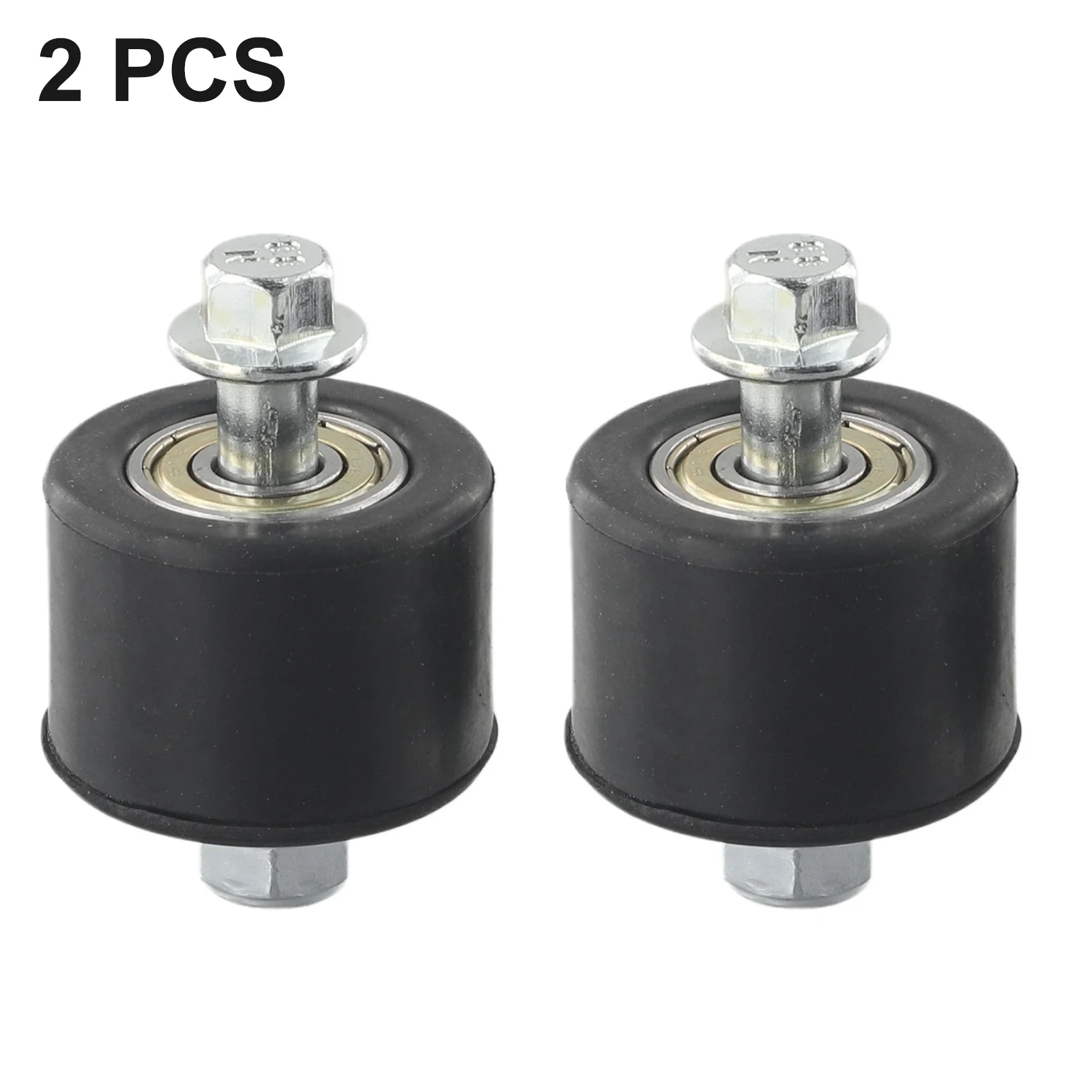 2Pcs 8mm Motorcycle Chain Roller For Raptor YFM350 YFM 350 Upper Lower Swingarm Car Accessories High-quality Skid Wheels