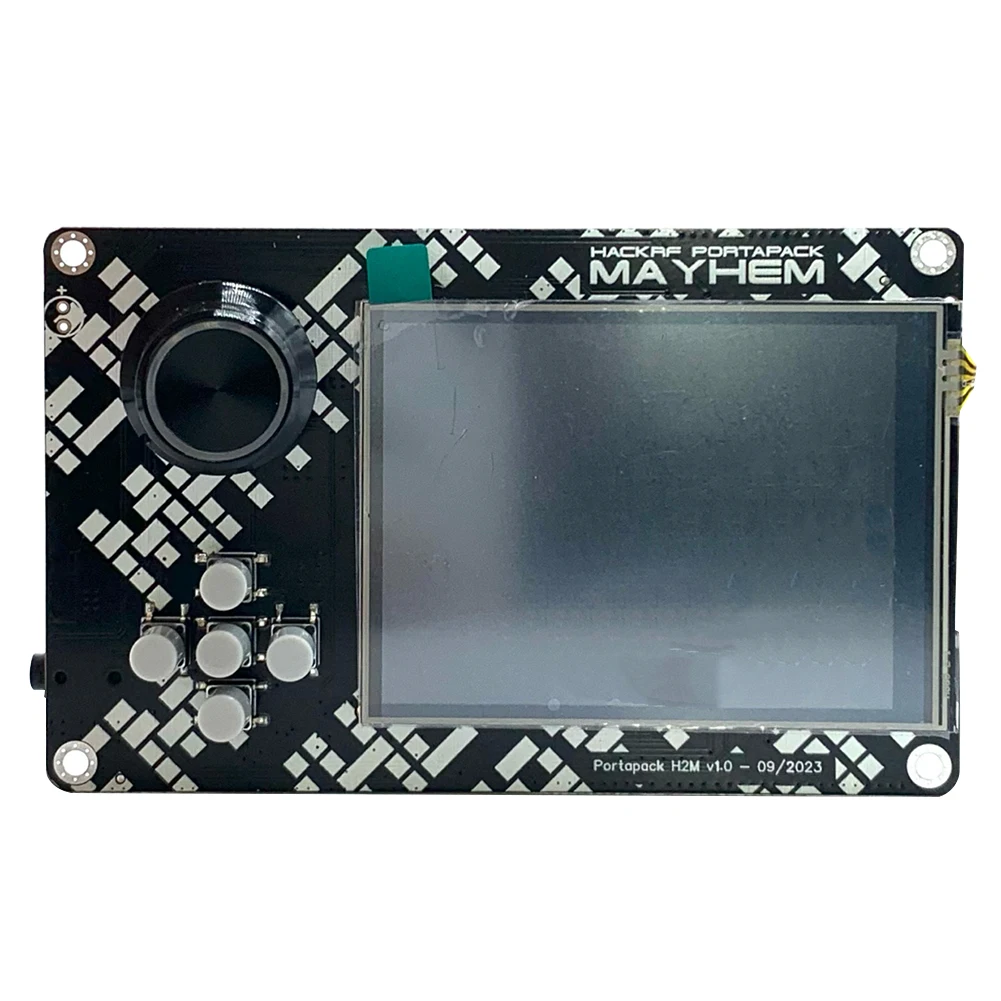 PortaPack H2M Signature Edition for R9 V1.9.1 SDR Radio 10.00MHZ TCXO Analog GPS Assembled 3.2inch Screen SDR Radio for Hackrf 2