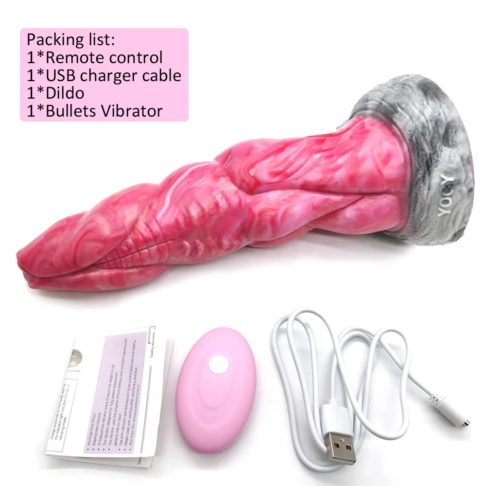 NNSX NEW Vibration Butt Plug With Sucker Animal Dildo Remote Control Vibration Sexy Toys for Women Flexible Th_voghion.com