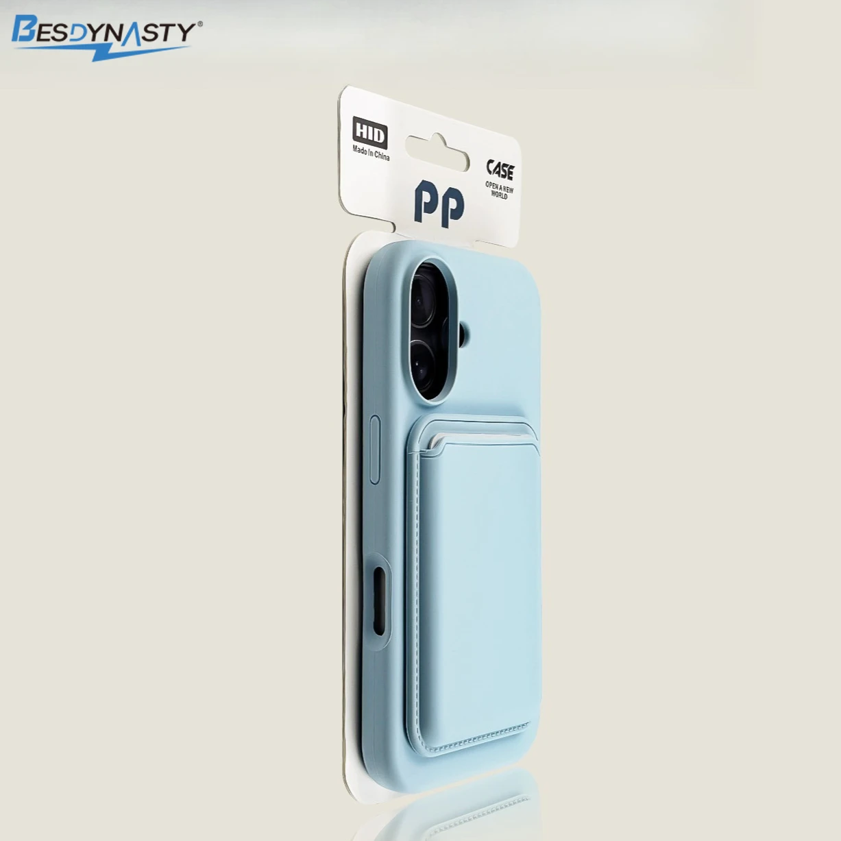 Magnetic Liquid Silicone Wallet Phone Case with Card Holder