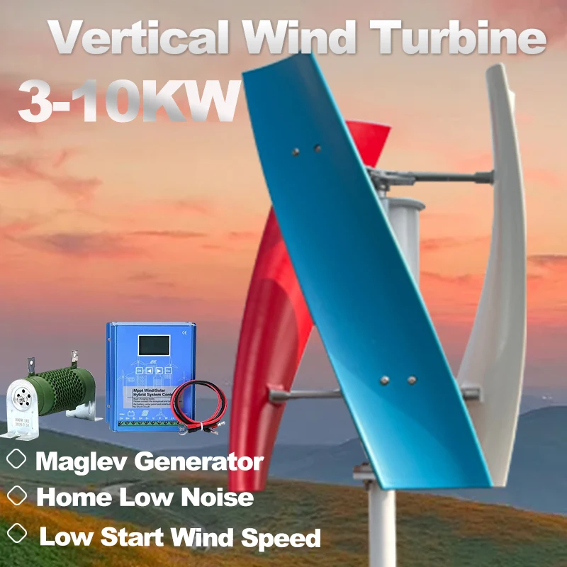 DPQYJPP Generador De Turbina Eólica De 3 Aspas De 5000 W
