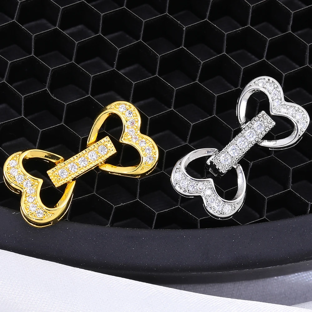 Juya DIY Perlen Armband Halskette Herstellung Komponenten hand gefertigte Stecker Verschluss Verschluss Verschlüsse Perlen Schmuck Verschlüsse Lieferungen – Detail 7