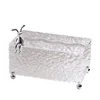 Crystal Pattern Tissue Box Household Living Room Coffee Table Light Luxury Suction Paper Box Wall Hanging Bathroom Tissue Box 5
