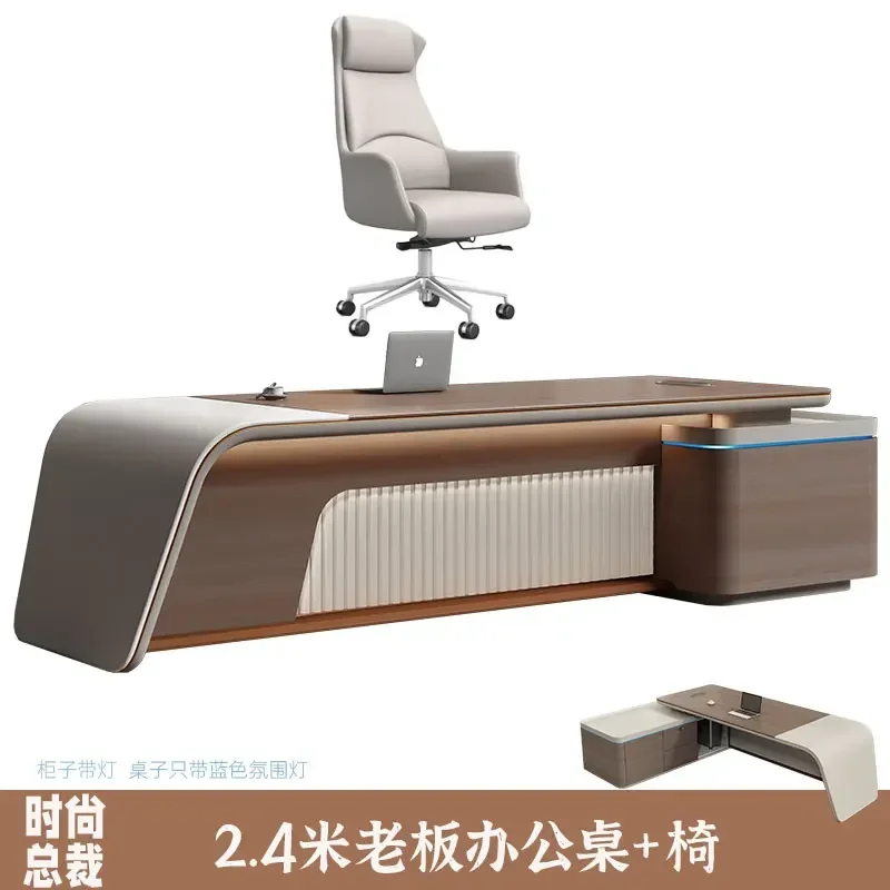 2.4m desk 1 chair