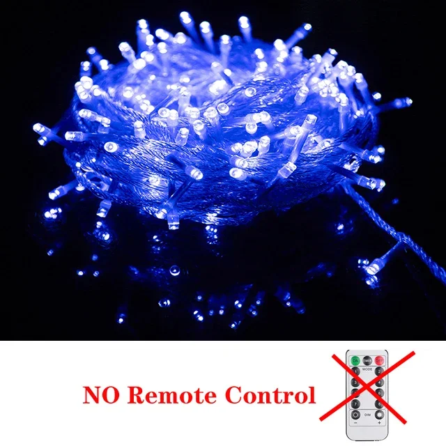 thumbnail image 1 of Guirnalda de luces LED navideñas para exteriores, de 5 a 100 m, para decoración de fiestas, bodas y Año Nuevo 2025, 1 of 5