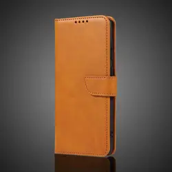 Luxurious Leather Wallet Flip Cover for Huawei Honor X7 - Protective and Stylish Phone Case (LY DKXNW Yellow)