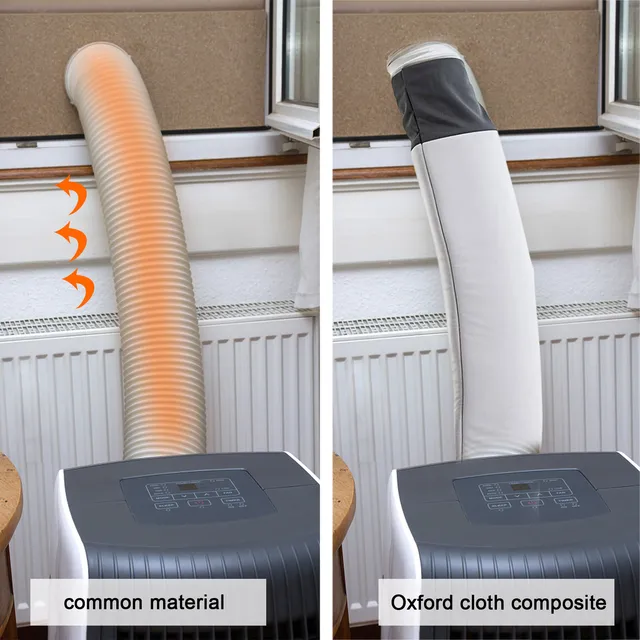 Hordozható Légkondicionáló Tömlő Burkolat Burkolóporszigetelő Hőszigetelés Ac Hüvely Légszellő Kimeneti Csőcső - Image 5