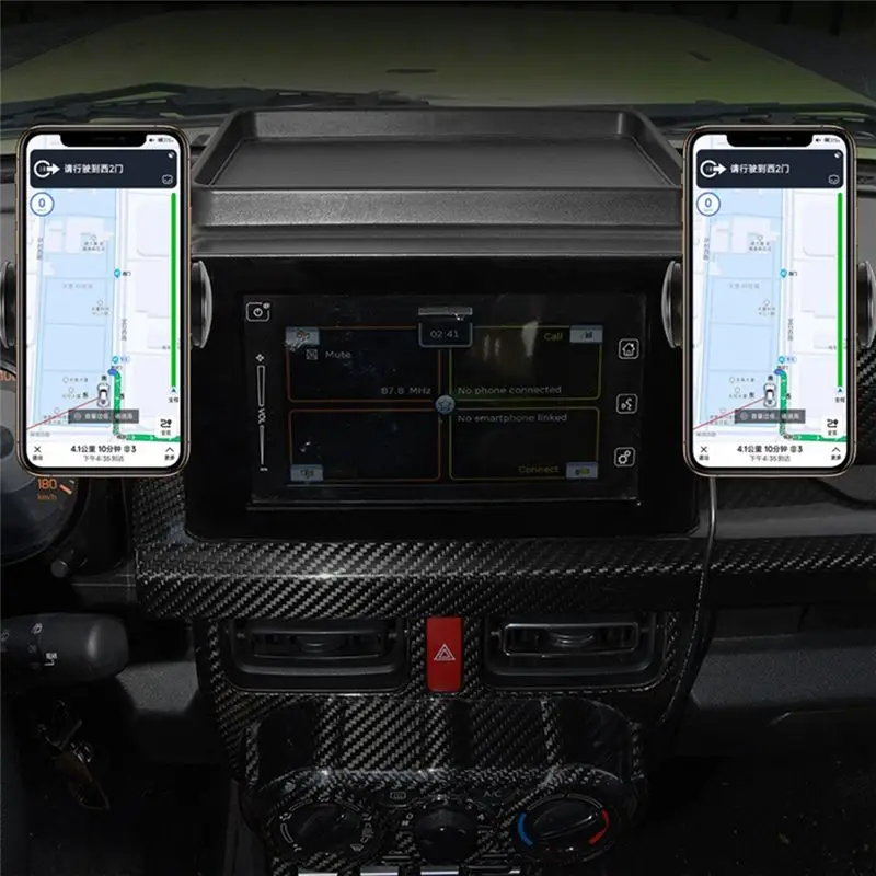 N62R-자동차 중앙 대시보드 수납함 트레이 팔레트 휴대폰 홀더 (짐니 JB64 JB74 2019 2020 2021 2022용)