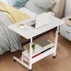 Student Computer Portable Home Office Furniture Small Spaces Sofa Bedroom Bedside Desk Learn Play Game Desk on Wheels Movable 2