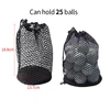 GOG Golf Mesh Net Bag Nylon Golf Tennis 12/25/50 Ball Carrying Drawstring Pouch golf bags Golf Accessories Indoor Outdoor Sports 3