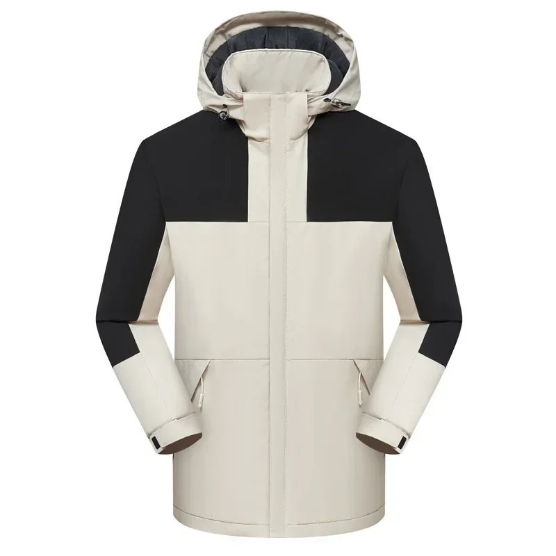 

Autumn and Winter Detachable Hat Loose Casual Couple Outdoor Jacket