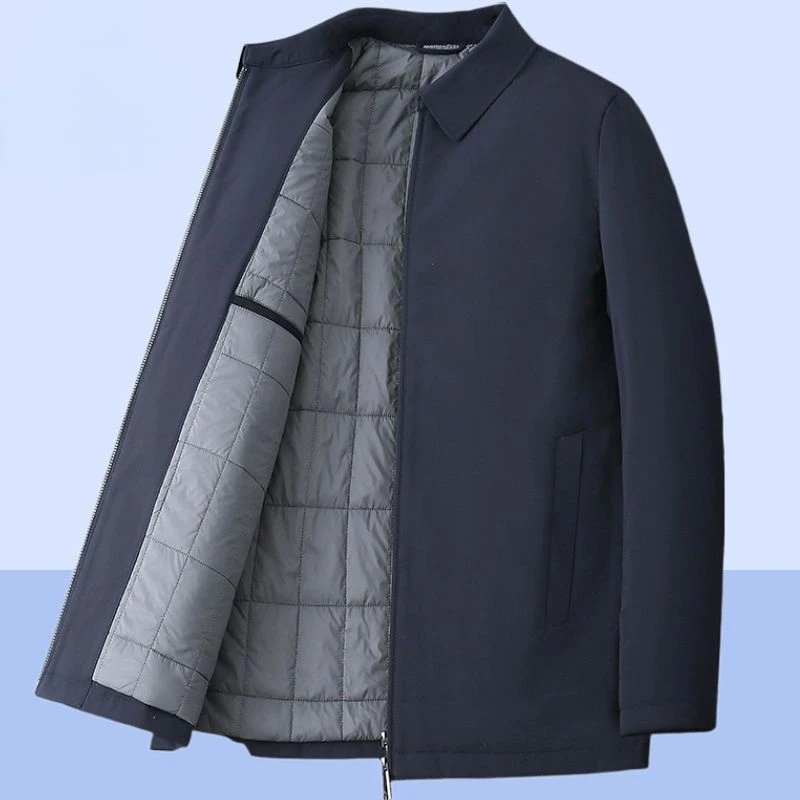 Winter Autumn Men Bomber Jacket Casual Cotton Thick Warm Parkas Coats Male Thermal Outwear Windbreaker Jackets Clothing F12