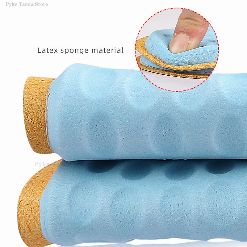 Shoe Insoles Heel Patch Insole Heel Insoles Heel Cushion Insole Latex Leather Heel Insoles Pads Thickened Shock-absorbing