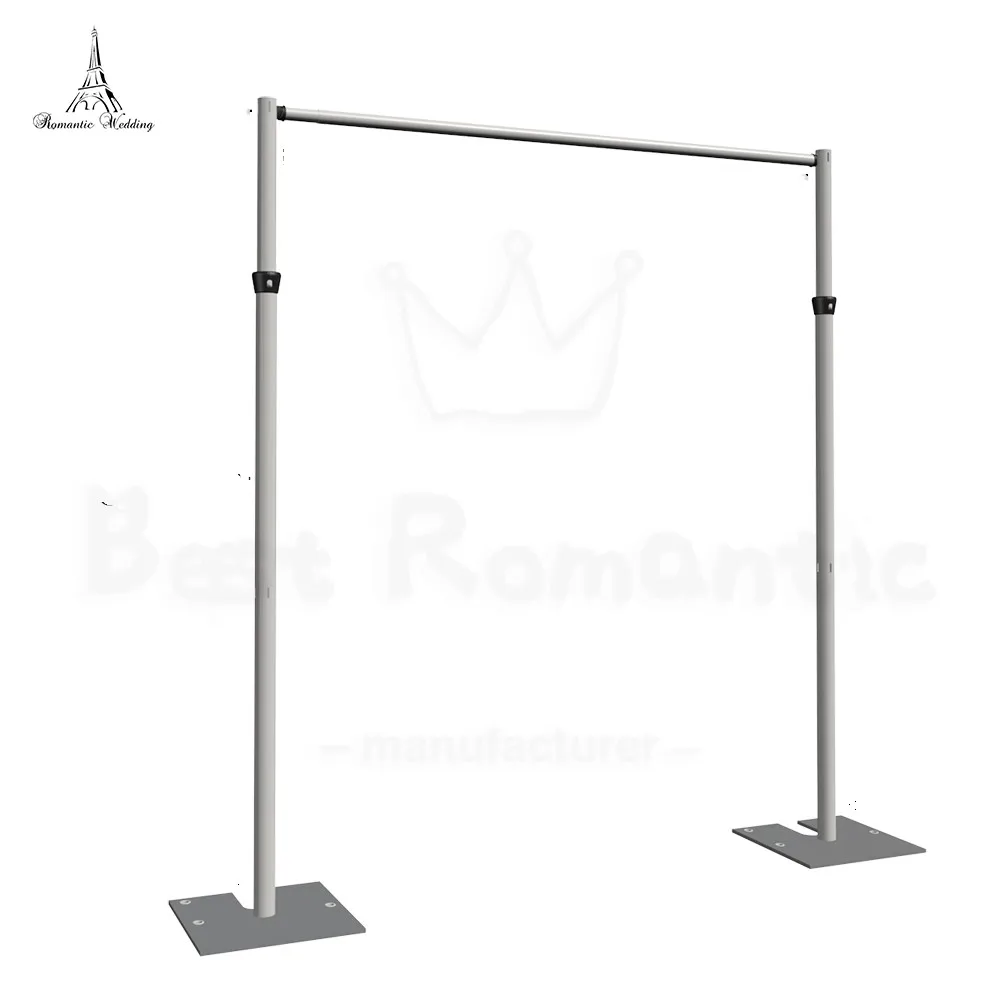  10ft x 10ft Heavy Duty Backdrop Stand with Steel Base, Photo  Booth Stand, Backdrop Frame, Wedding Backdrop, Ceremony Backdrop :  Electronics