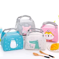 Сумки Cute Cartoon Lunch Bag for Children Thermal Insulation Kids Handbag Outdoor Picnic Lunch Box Portable Food Storage Bags 1