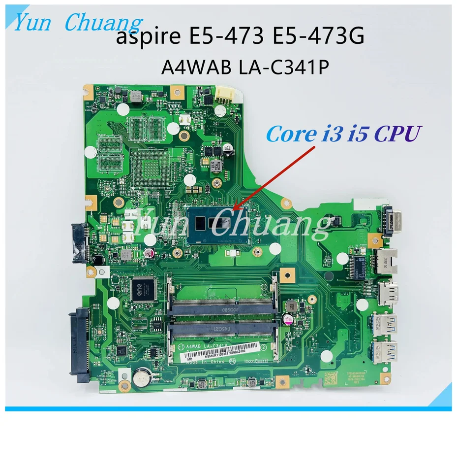 NBMXR11003 NB.MXR11.003 A4WAB LA-C341P For Acer aspire E5-473 E5