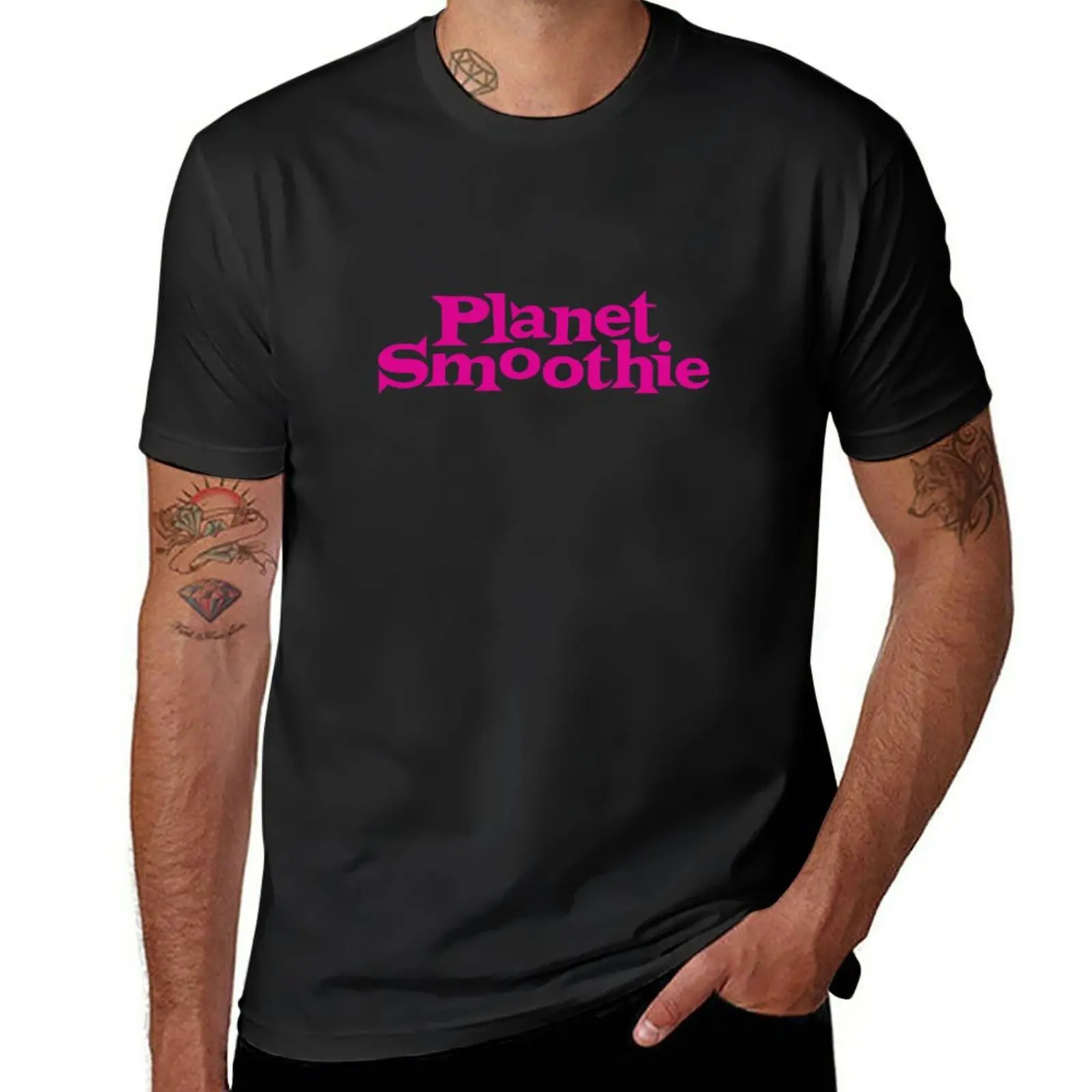 

New Planet Smoothie Cafe T-Shirt kawaii clothes summer clothes t shirts for men cotton
