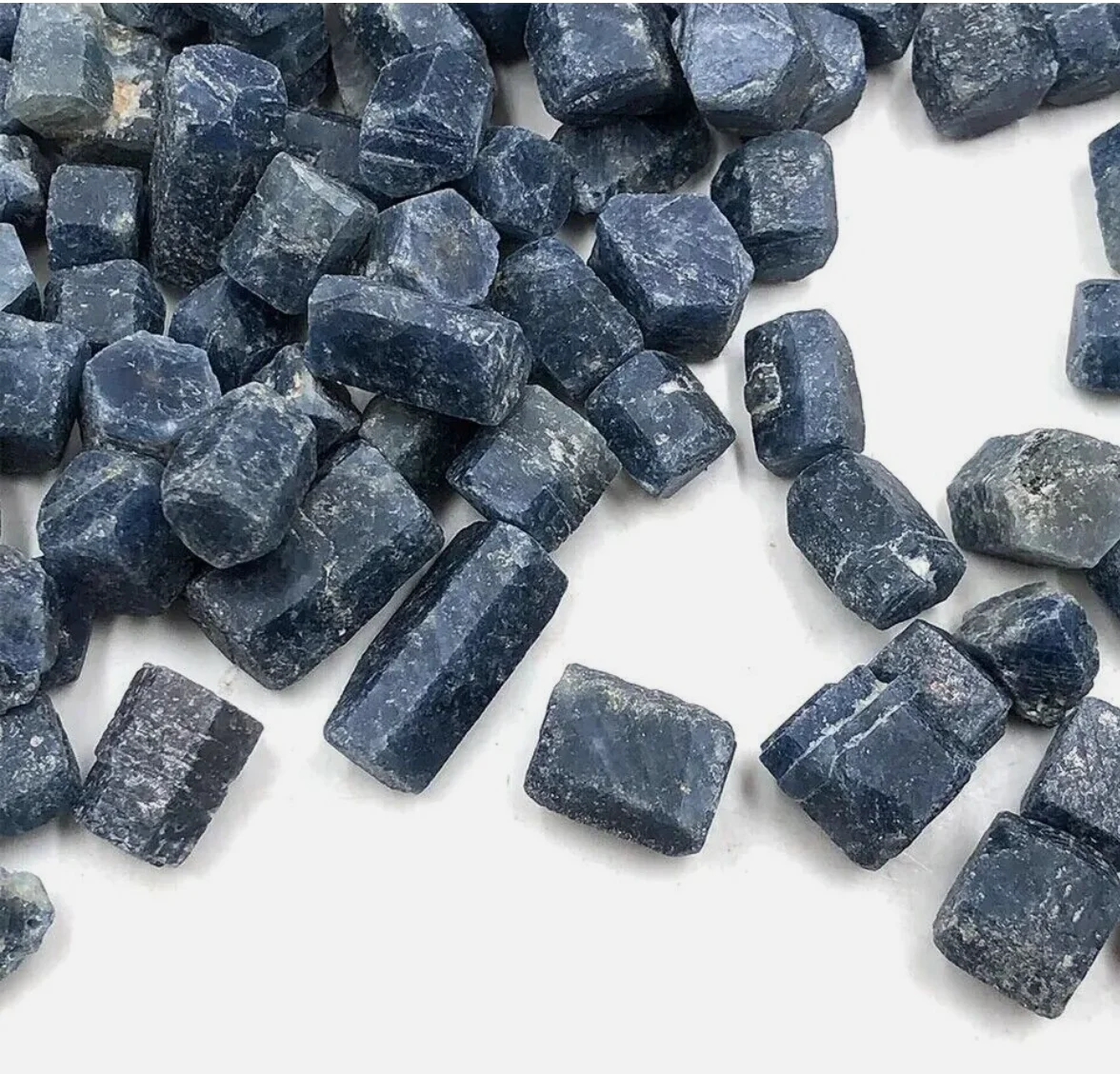 

Rare Natural Blue Sapphire Crystal Rough Gemstone Healing Reiki