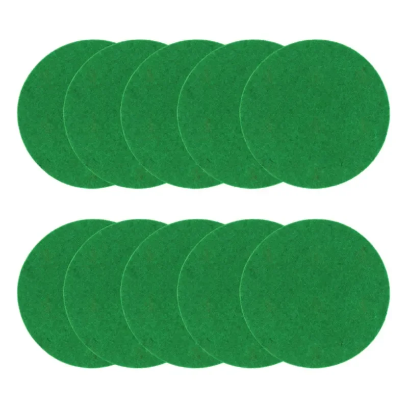 Air Hockey Accessories 10Pcs 60mm 74mm 94mm Air Hockey Table Felt Pushers Replacement Felt Pads Gear