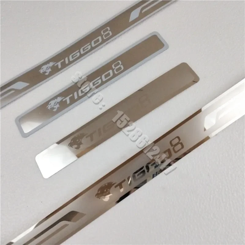 

Car Accessories 2018-2024 Door Sill Pedal Protector Scuff Plate Thresholds Sticker Styling Trim For Chery Tiggo8 pro Tiggo8PLUS