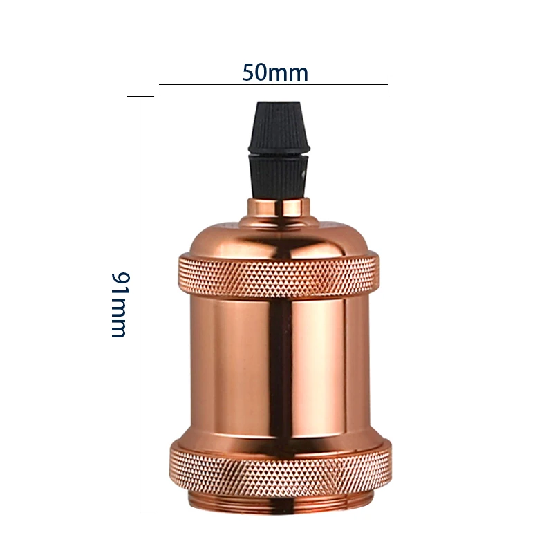 Portalampada E27 Base Lampadina Edison Vintage Base Lampadina A Ve Luce In Alluminio 110V 220V Presa Portalampada A Sospensione Retr&ograve; Industriale