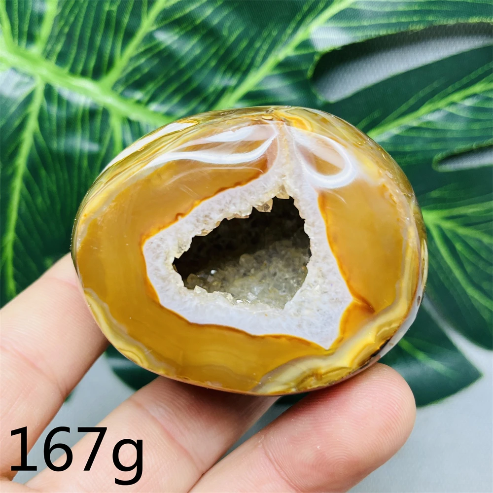 Natural Gemstone Geode Agate Polished Colorful Crystal Original Mineral Specimen Home Room Decoration Energy Healing 6