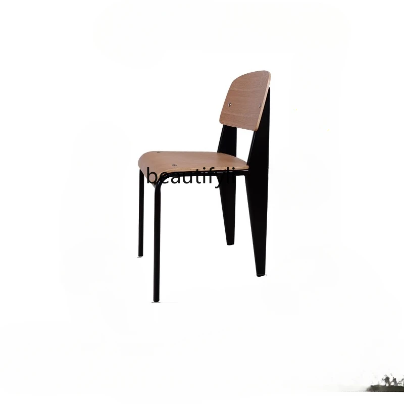 

Dining Chair Household Small Apartment Cream Style Light Luxury and Simplicity Chair Silent Style Armchair Dining Tables