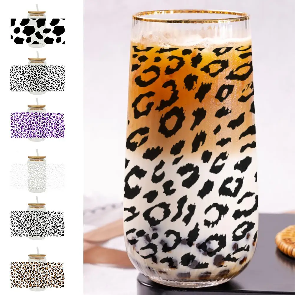 

UV DTF Transfers Stickers Glass Cups Diy Waterproof To Use Believe Enough Are High Temperature You Easy Resistance J1W6
