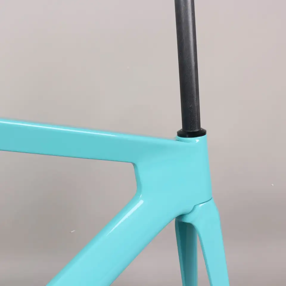 Cadre De Vélo De Course Carbone Caméléon - Kit Cadre Complet Avec Fourche, 700C, 2 Ans Garantie