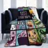 Throw Blanket Happy Tree Friends Micro Fleece Blanket Four Sizes Blanket Personalized Warm For Living Room Nice Gift 1
