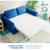 4.5 Inch Cold Gel Memory Foam Sofa Bed Mattress Replacement for Sleeper Sofa and Couch Beds Queen Size Sofa 3