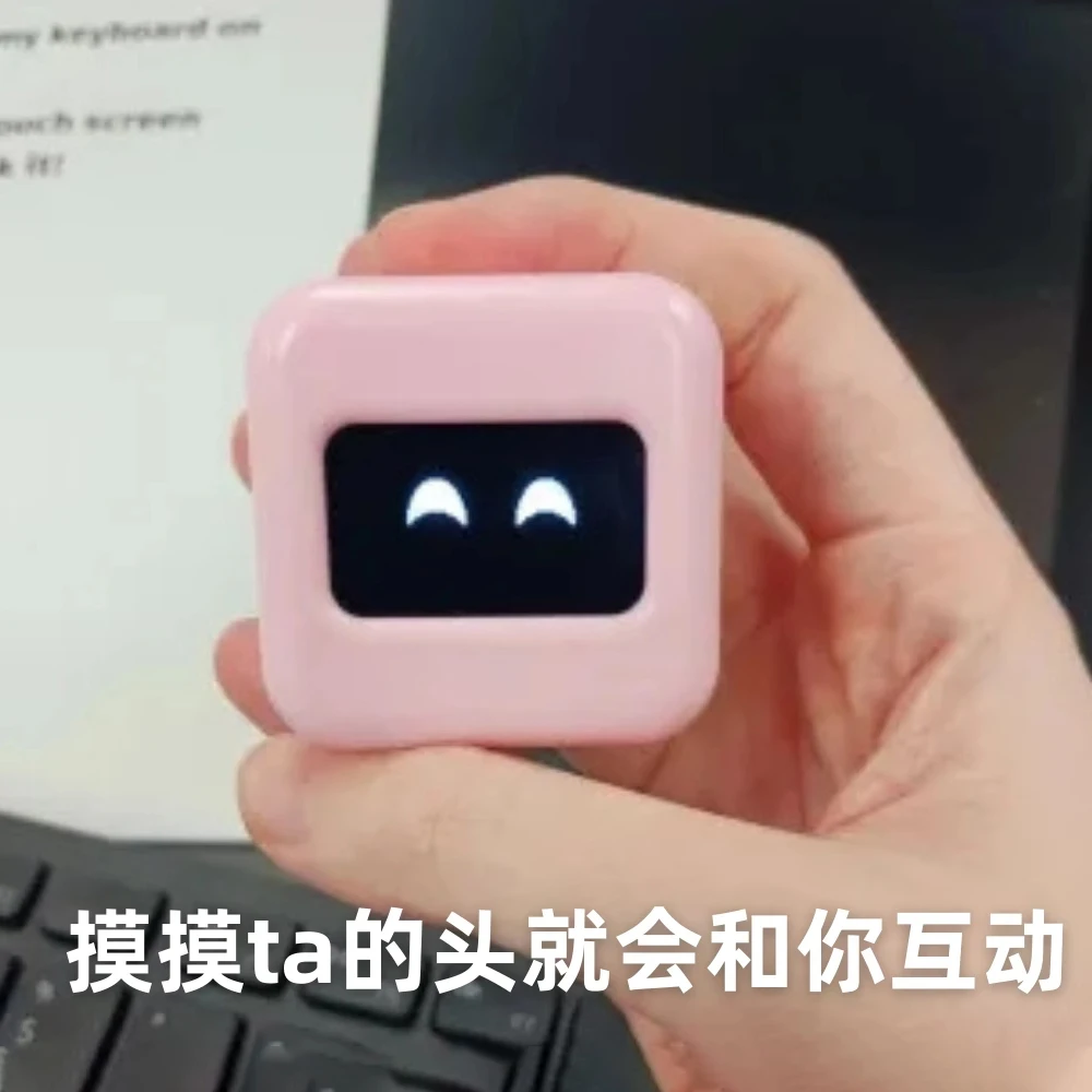 PAOBOT Companion Robot Intelligent Emotional Interaction Desktop Toy Electronic Pet Mini Robot Kids Gifts Custom