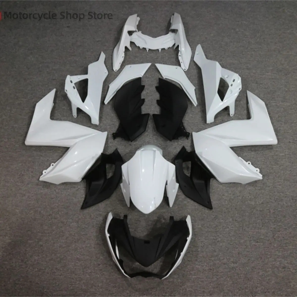 

For Kawasaki Z300 Z250 R 2013-2014-2015-2016-2017 Unpainted Motorcycle Body Protection Shell Fairing ABS Injection Molding