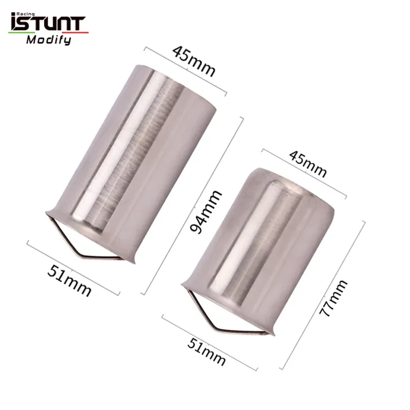 Universal Motorcycle Exhaust Pipe Escape Moto 51mm Catalyst Muffler Silencer Insert Removable DB Killer Eliminate Noise Mesh - Image 2