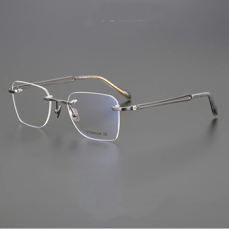 

Men's eyeglasses frame Round Japan Pure Titanium 19062 Men Women Trending Optical Glasses Oculos De Grau Feminino