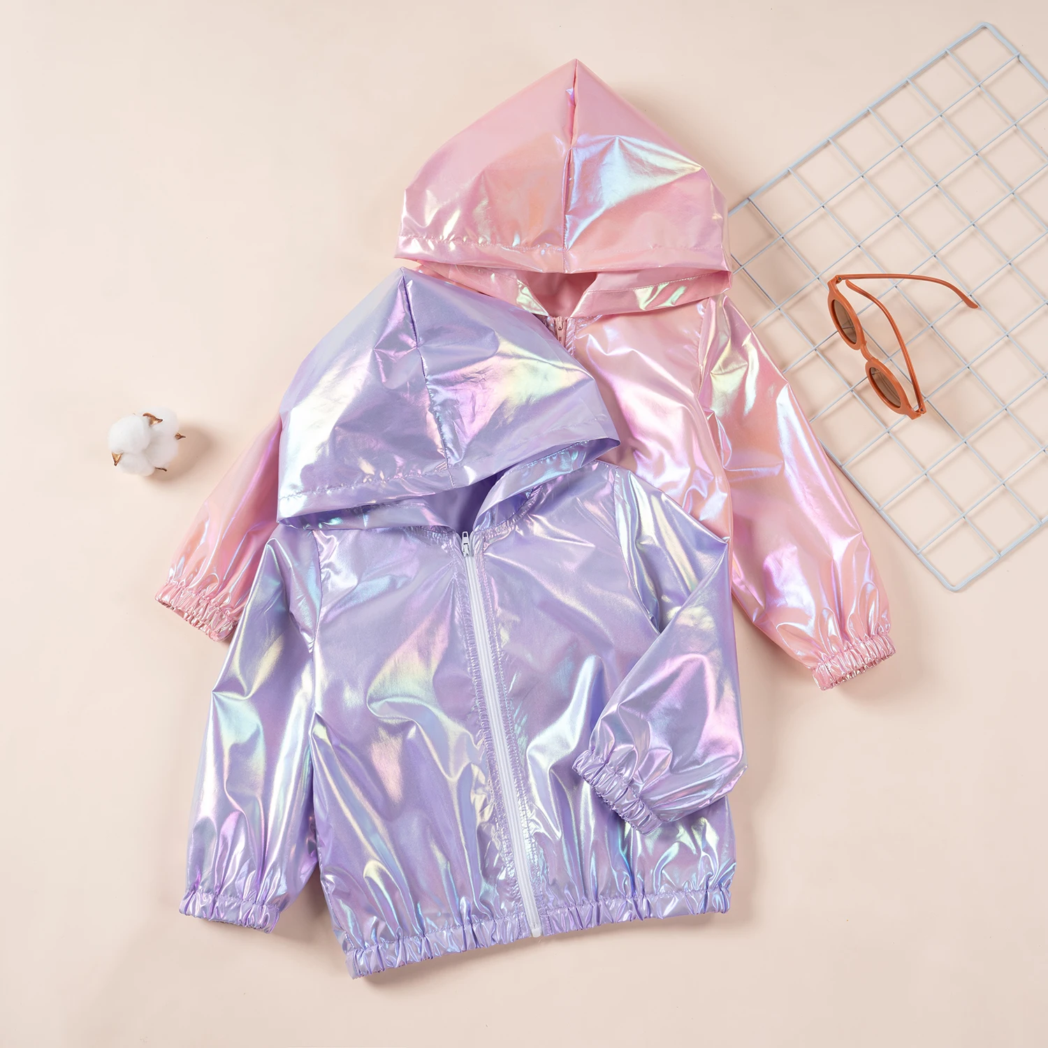 Girls Fashion Symphony Going Out Thin Hooded Jacket