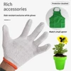 WizKidz Kids Gardening Tool Set with Wheelbarrow Watering Can Gloves Rake Shovel Trowel Double Hoe Apron Boys Girls Outdoor Toys 4