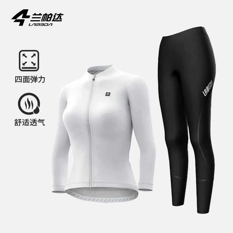 Women Cycling Jersey Stretchy On All Sides Bicycle Clothes Comfortable Breathable Cycling Pants Woman Clothing Lameda