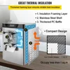 Commercial Ice Cream Machine 1400W 20/5.3 Gph Hard Serve Ice Cream Maker with LED Display Screen Auto Shut-Off Timer 4