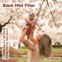 Walkingway Pro Mist Black Diffuser Filter 1/2 1/4 1/8 Cinematic Effect Filter for Vlog/Video/Portrait with 28 Multi-Layer Coated 2