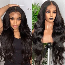 

13x4 HD Transparent Lace Front Human Hair Wigs For Women Malaysian Body Wave Human Hair Lace Frontal Wigs 4x4 Lace Closure Wigs