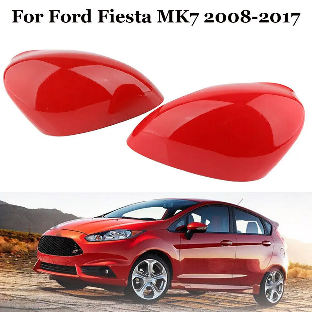 

2/1 шт., крышка для бокового зеркала заднего вида Ford Fiesta MK7 2008-2017