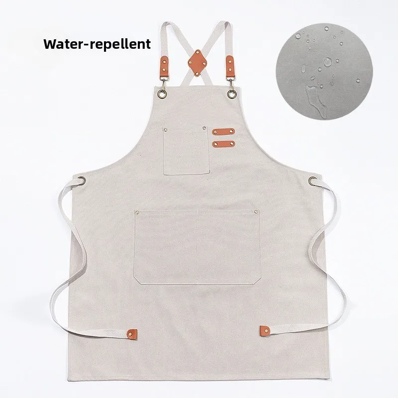 שמיכת קנבס עמידה במים לנשים, ביגוד עבודה לגינון, מטבח ביתי, חדר אוכל, אופנה