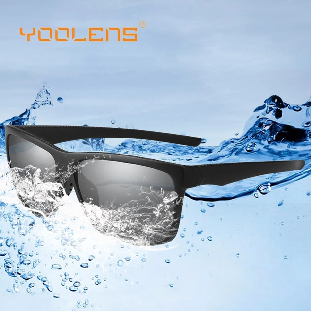 YOOLENS Floating Sunglasses Men Vintage TPX Polarized UV400 Lens