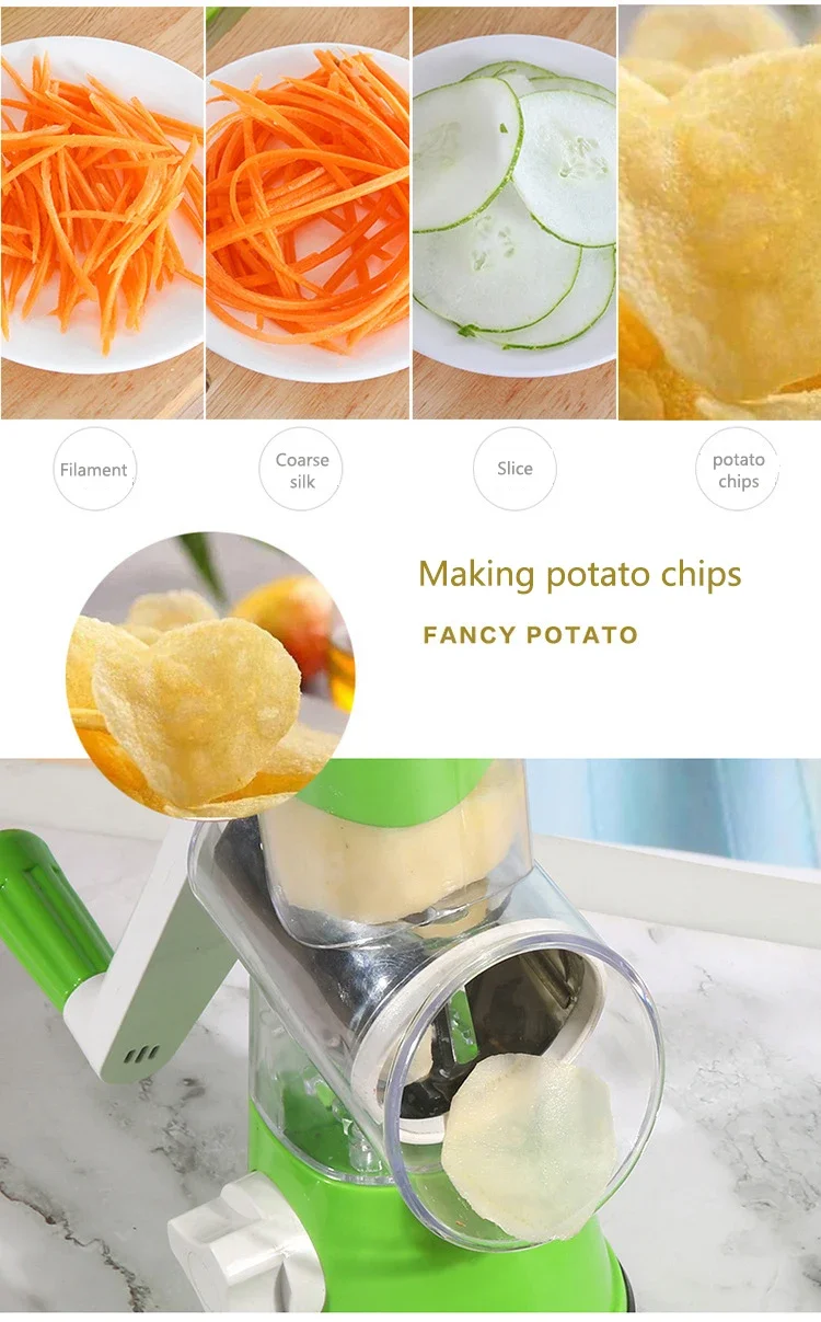 3-in-1 manual vegetable chopper