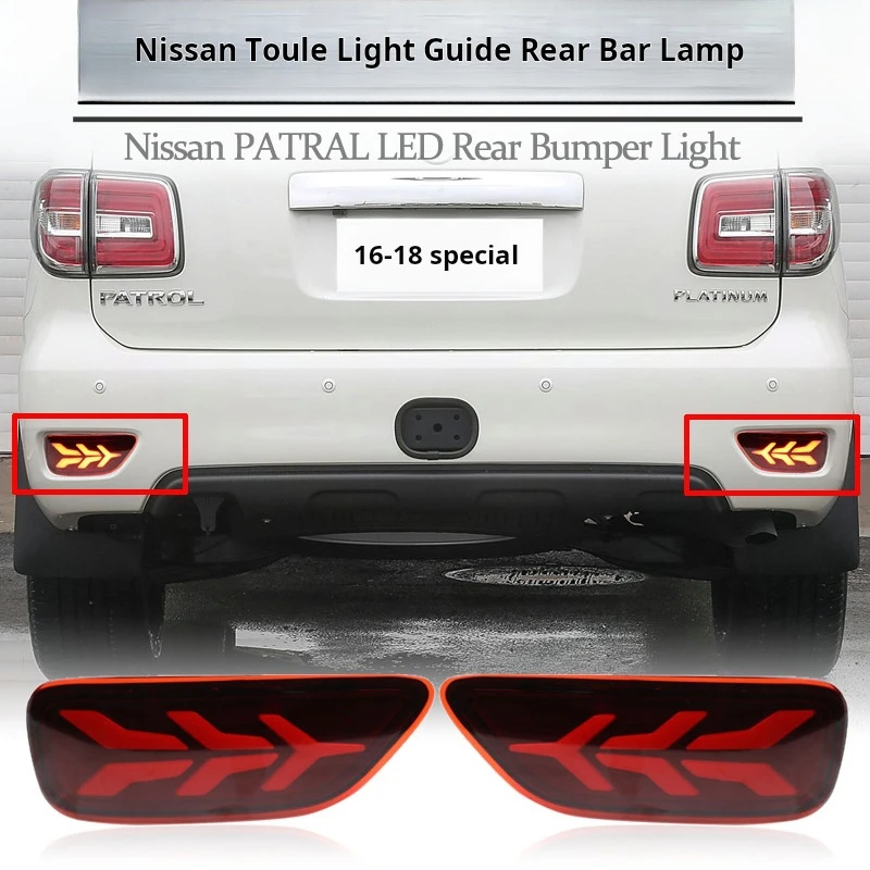 

Suitable For Modification Of The Tule Y62 Rear Bumper Light Led Small Light Brake Light Flashing Turn Signal Rear Fog Light