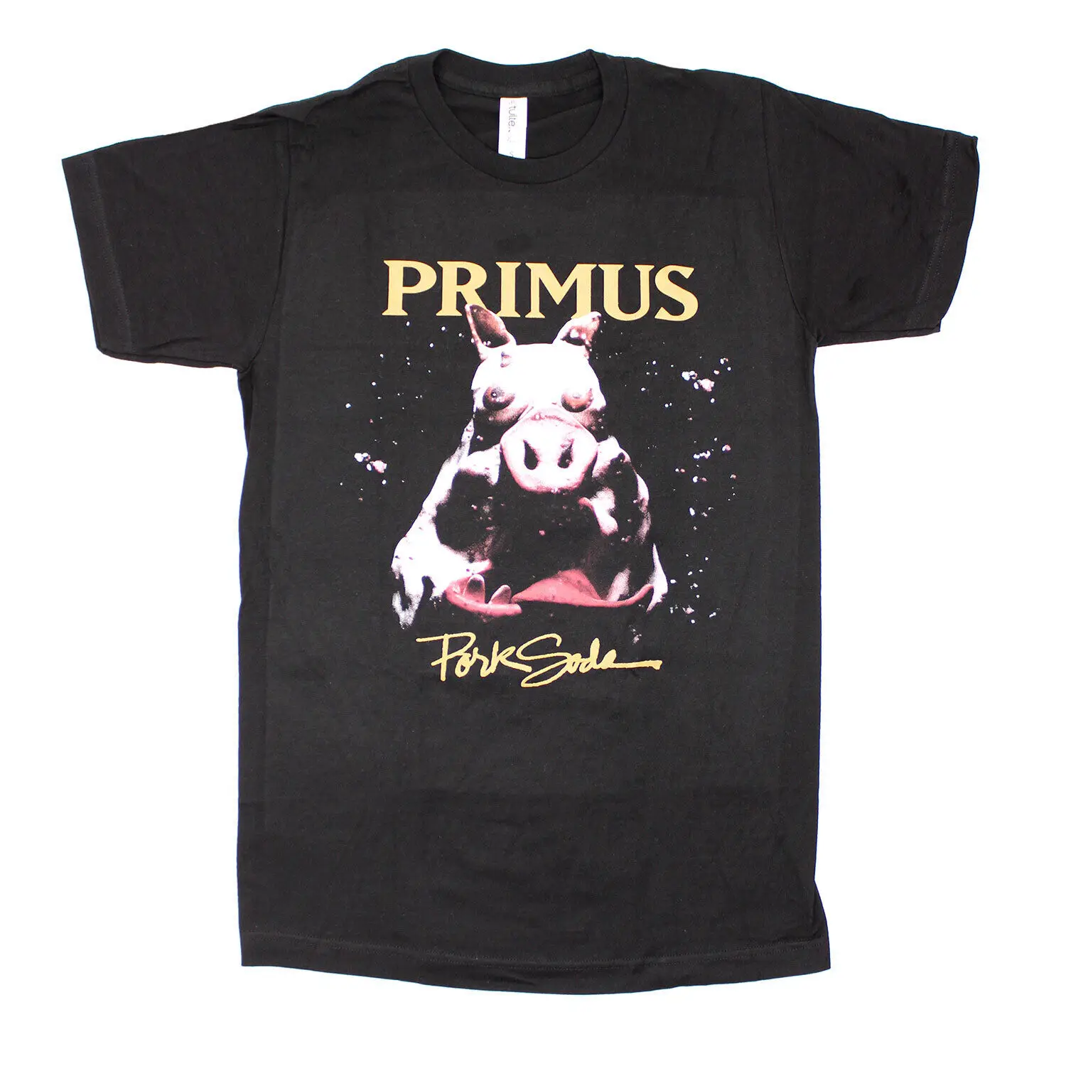 Maglietta Primus Maiale Soda Da Uomo Xxx-Maniche Lunghe Nere Grandi