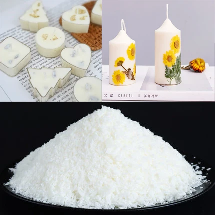 Natural Soy Wax Granular DIY Candle Making Supplies Scented Candle Raw Material Smokeless Wicks Making Crafts 250g/500g